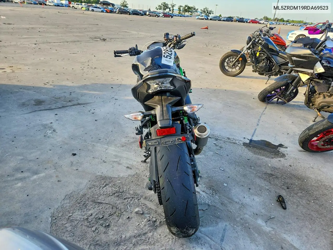 2024 Kawasaki Zr900 M VIN: ML5ZRDM19RDA69523 Lot: 52856936