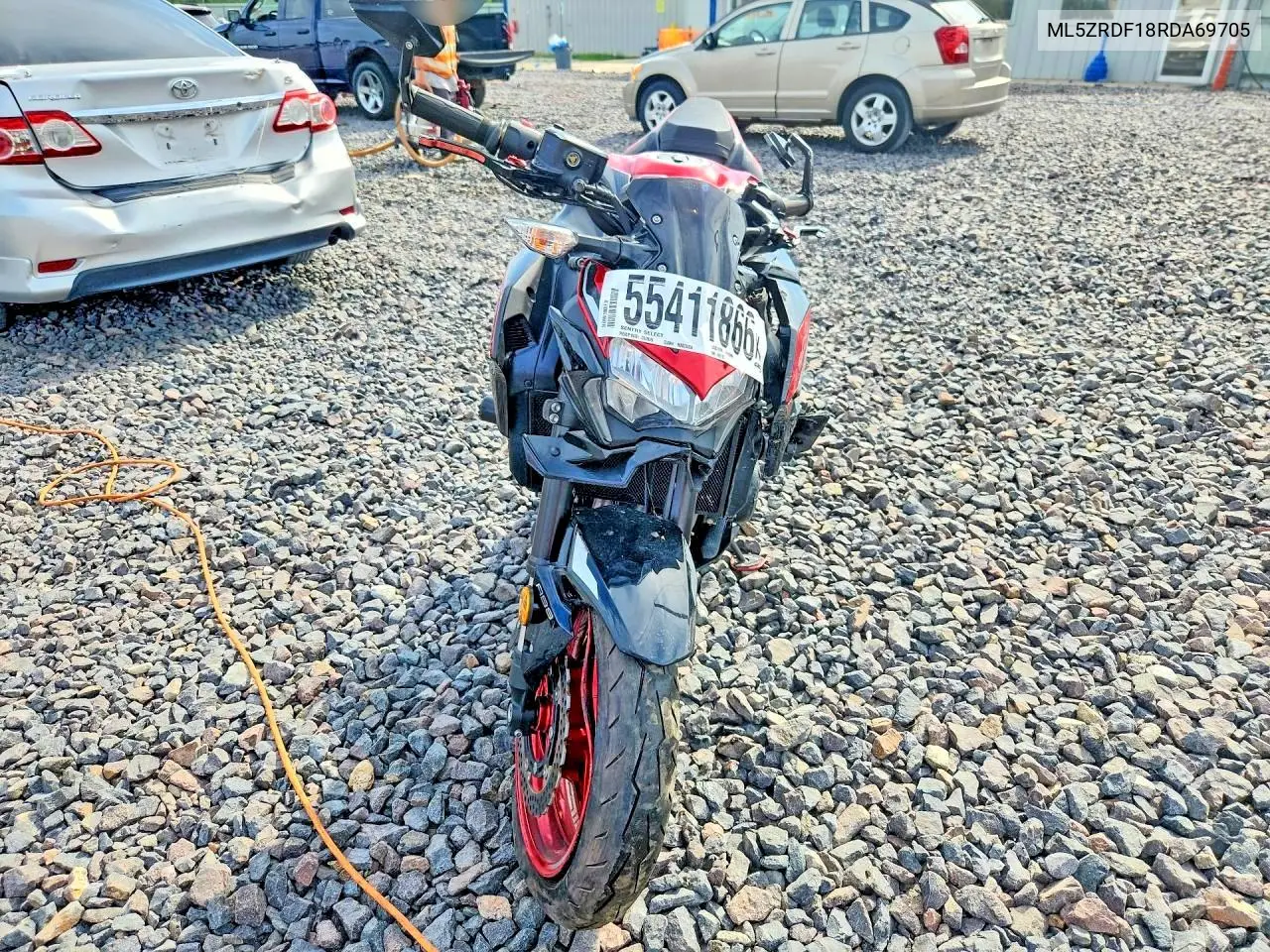 2024 Kawasaki Zr900 F VIN: ML5ZRDF18RDA69705 Lot: 55411866