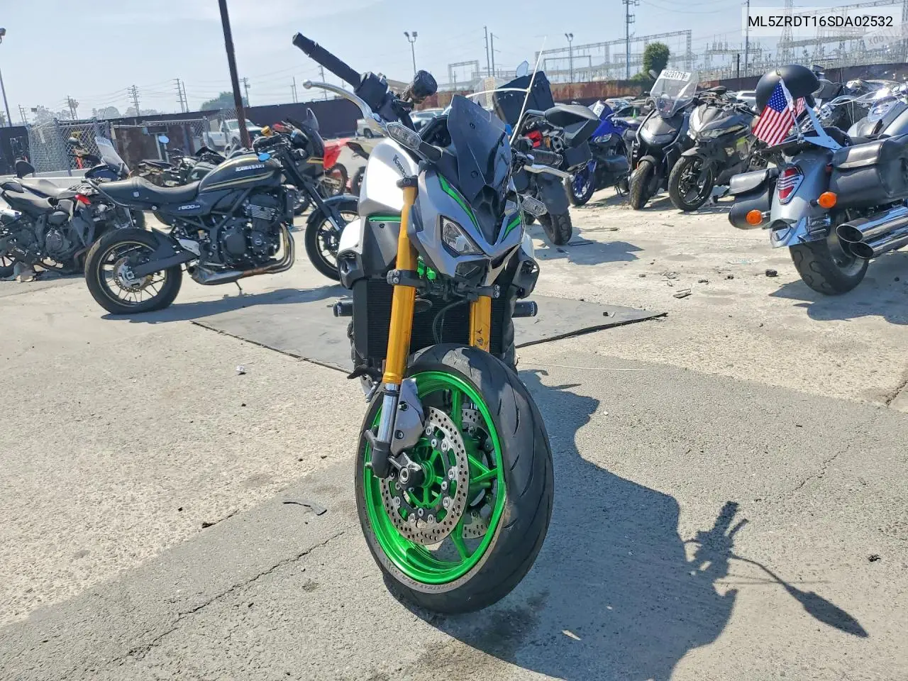 2025 Kawasaki Zr900 T VIN: ML5ZRDT16SDA02532 Lot: 47381436