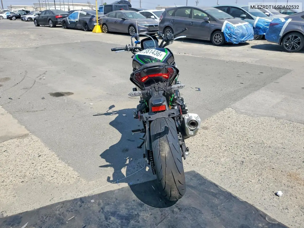 2025 Kawasaki Zr900 T VIN: ML5ZRDT16SDA02532 Lot: 47381436