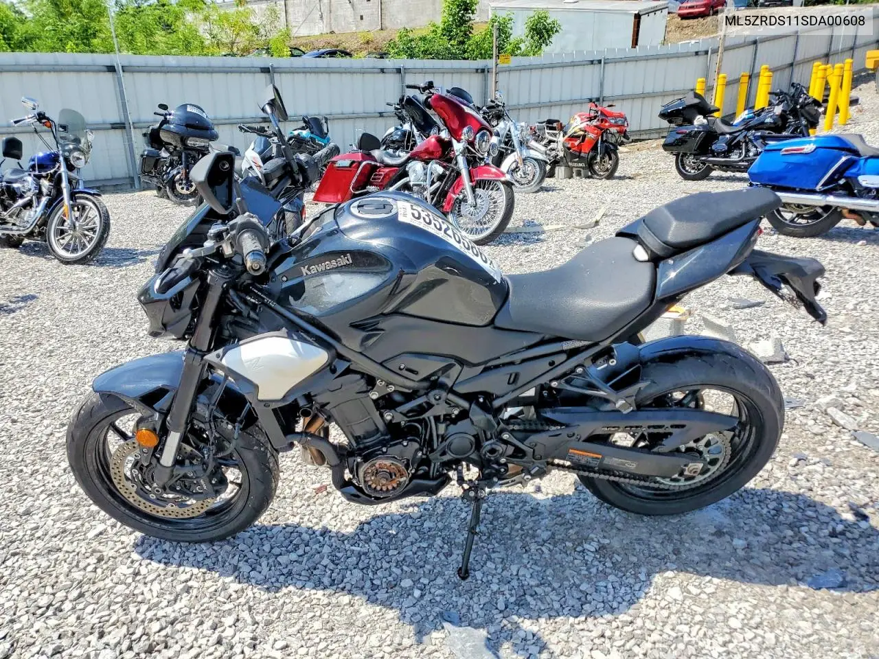 2025 Kawasaki Zr900 S VIN: ML5ZRDS11SDA00608 Lot: 53526586