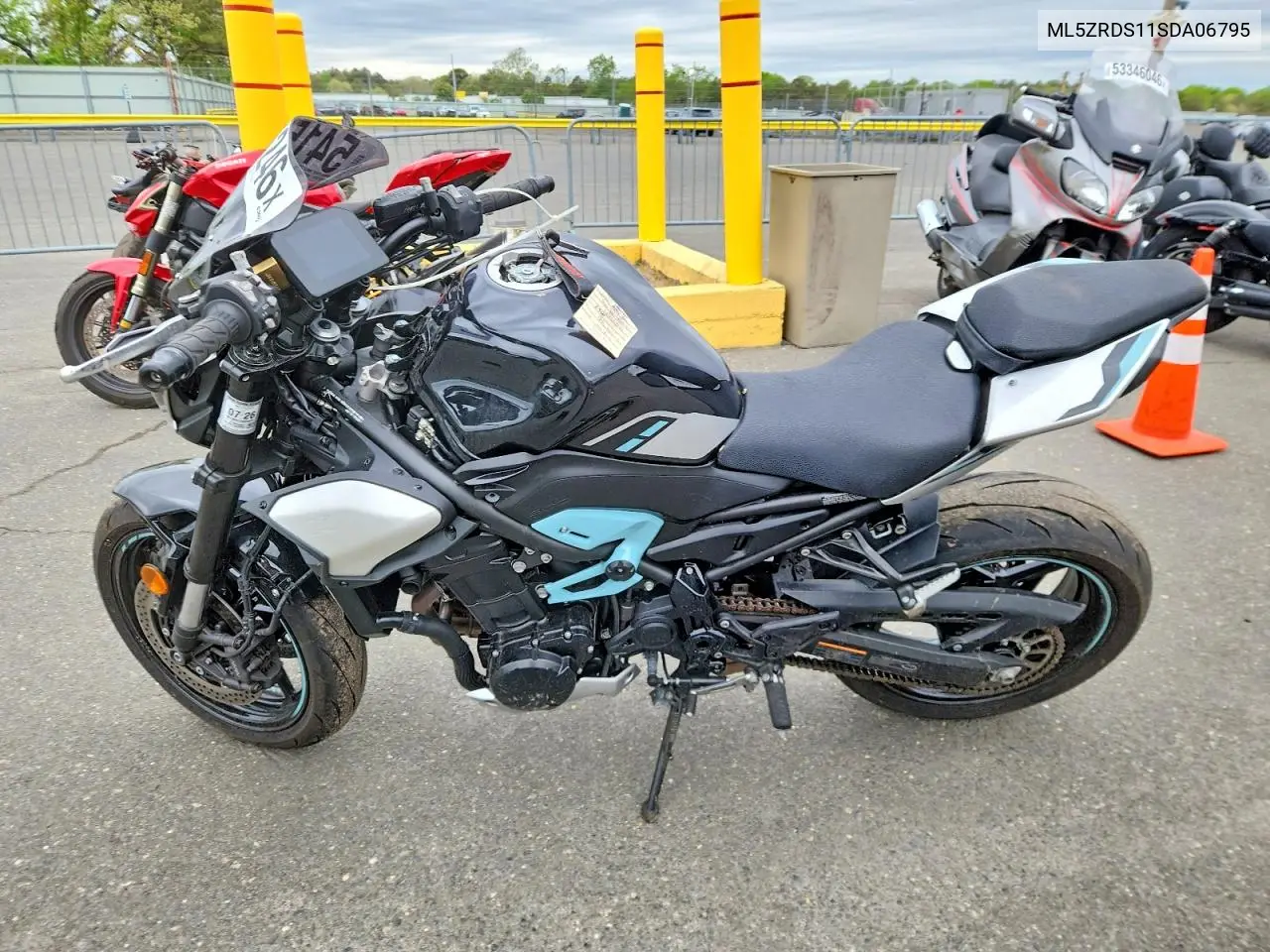 2025 Kawasaki Zr900 S VIN: ML5ZRDS11SDA06795 Lot: 54155246