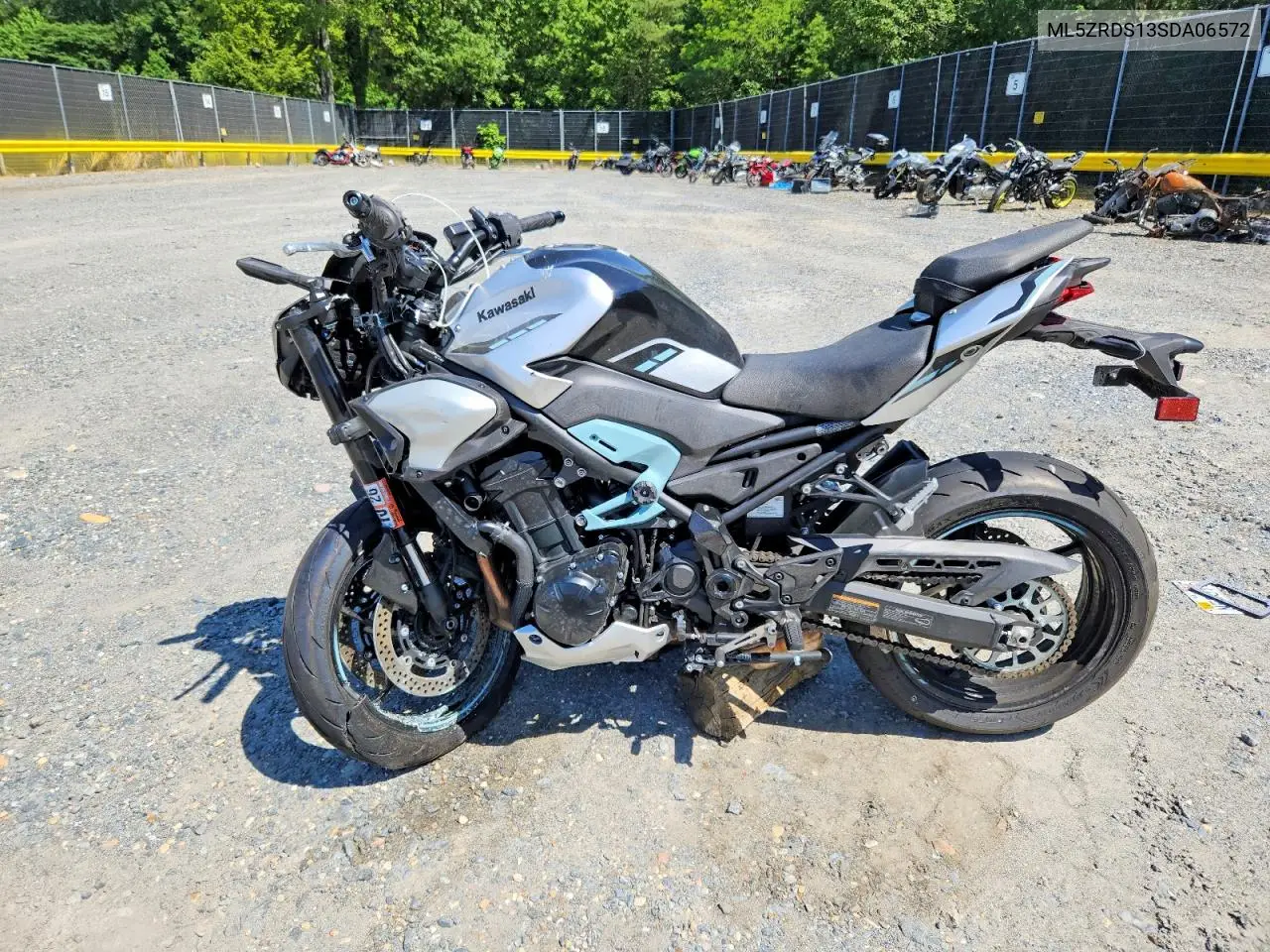 2025 Kawasaki Zr900 S VIN: ML5ZRDS13SDA06572 Lot: 56126076