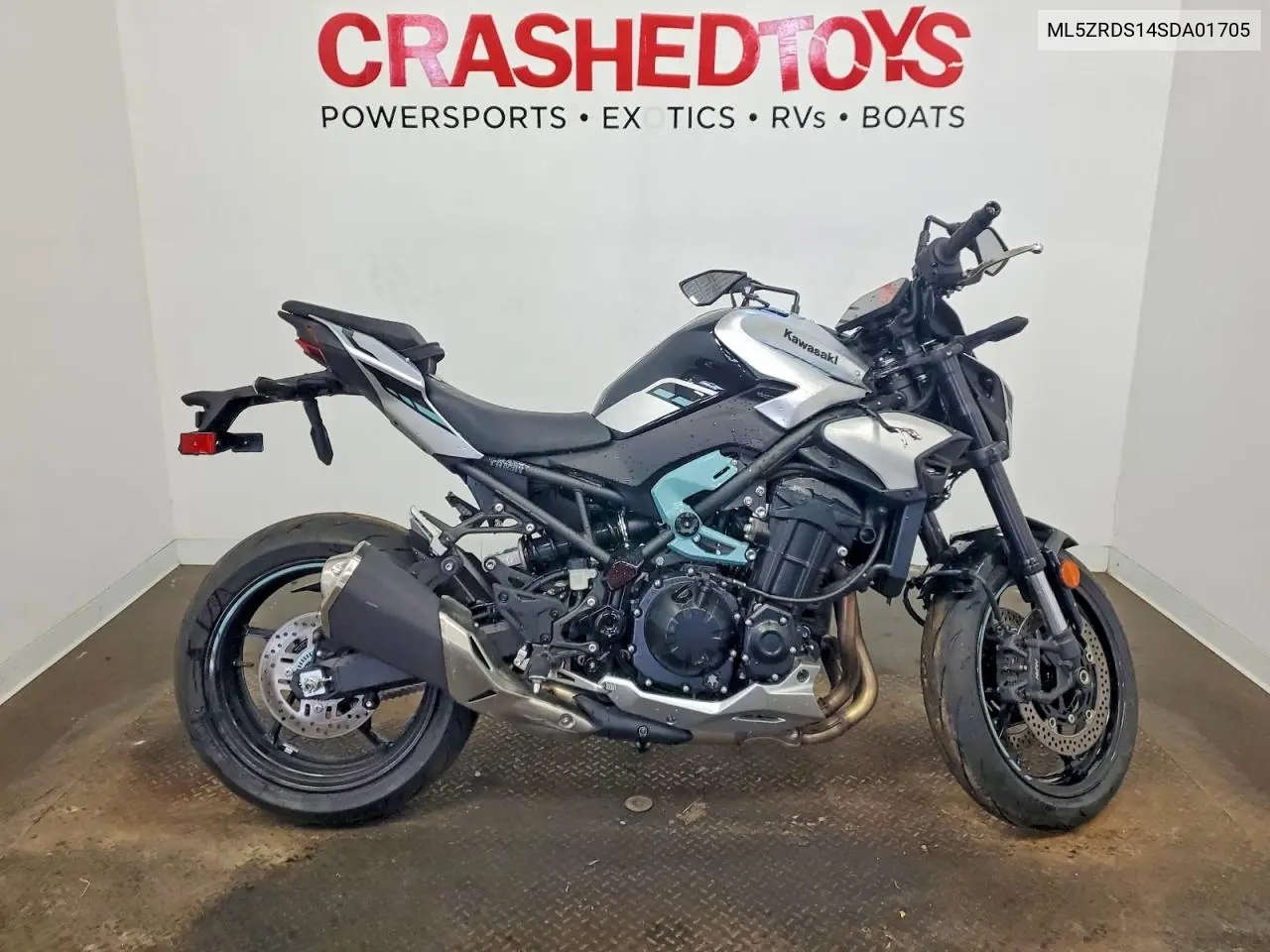 2025 Kawasaki Zr900 S VIN: ML5ZRDS14SDA01705 Lot: 57950186