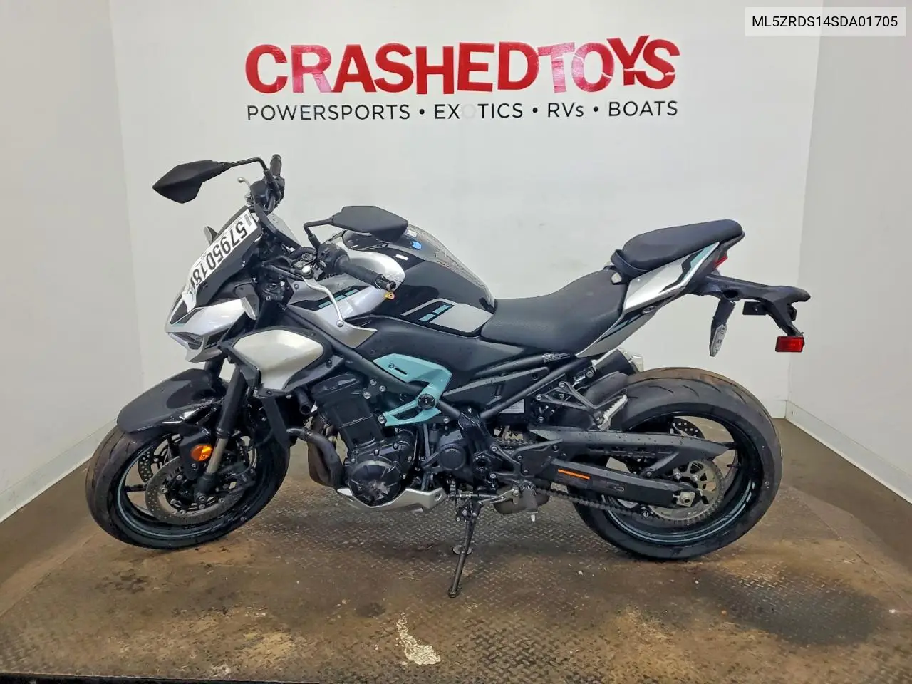 2025 Kawasaki Zr900 S VIN: ML5ZRDS14SDA01705 Lot: 57950186