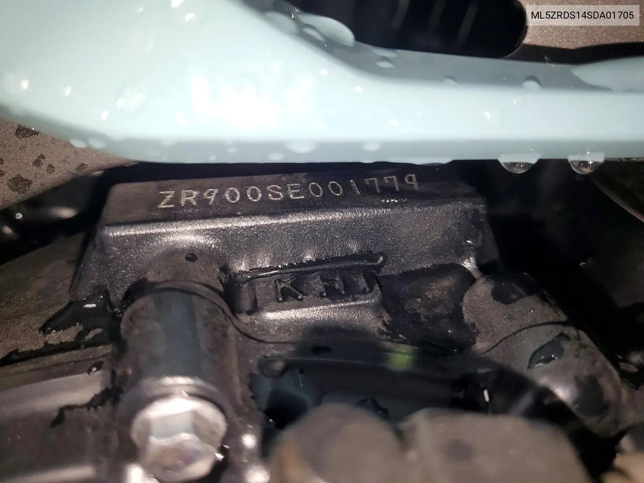 2025 Kawasaki Zr900 S VIN: ML5ZRDS14SDA01705 Lot: 57950186