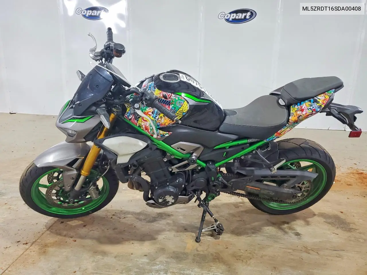 2025 Kawasaki Zr900 T VIN: ML5ZRDT16SDA00408 Lot: 60761126