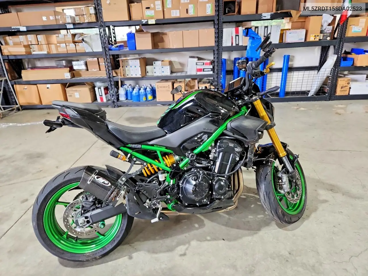 2025 Kawasaki Zr900 T VIN: ML5ZRDT15SDA02523 Lot: 61710376