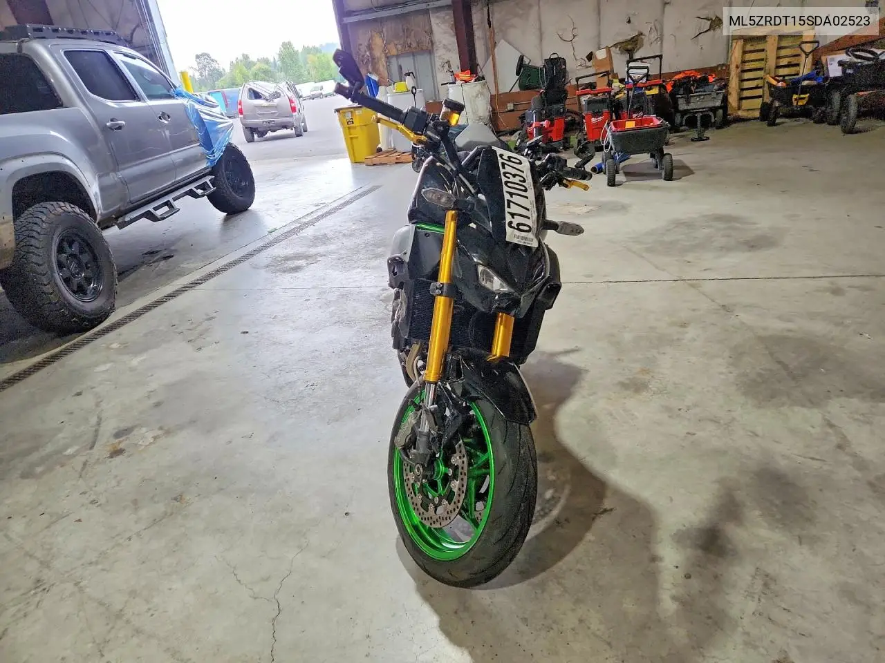2025 Kawasaki Zr900 T VIN: ML5ZRDT15SDA02523 Lot: 61710376