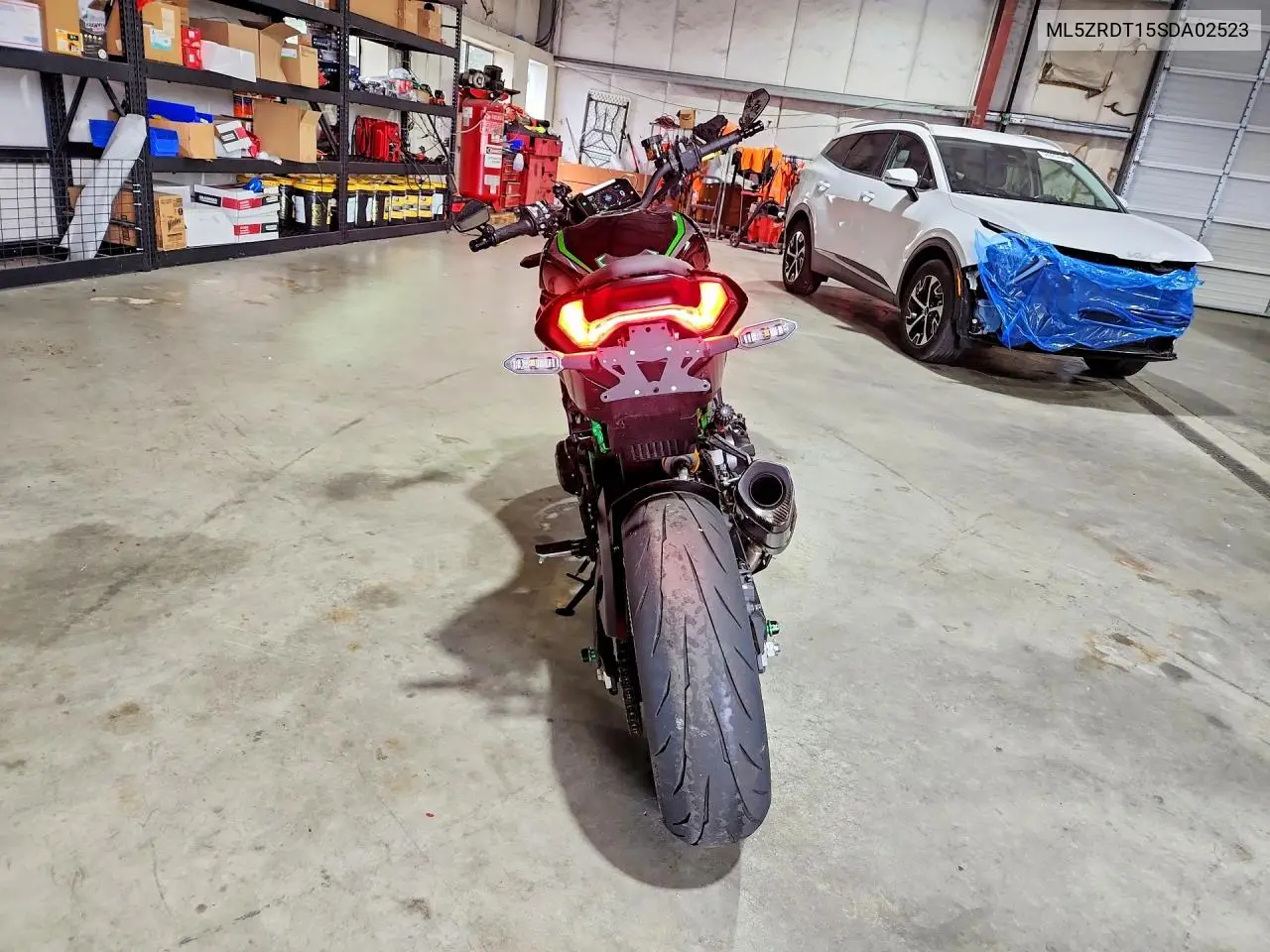 2025 Kawasaki Zr900 T VIN: ML5ZRDT15SDA02523 Lot: 61710376