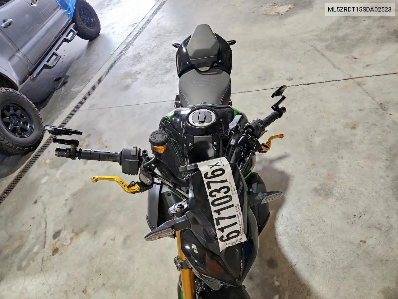 2025 Kawasaki Zr900 T VIN: ML5ZRDT15SDA02523 Lot: 61710376