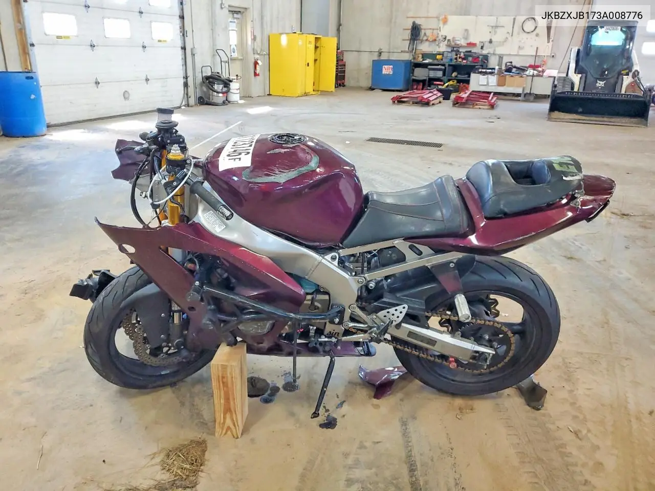 2003 Kawasaki Zx636 B1 VIN: JKBZXJB173A008776 Lot: 61123746