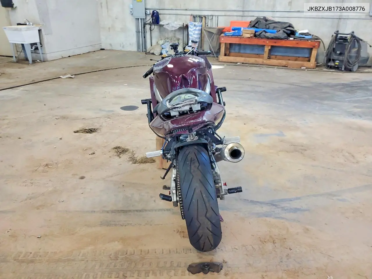 2003 Kawasaki Zx636 B1 VIN: JKBZXJB173A008776 Lot: 61123746