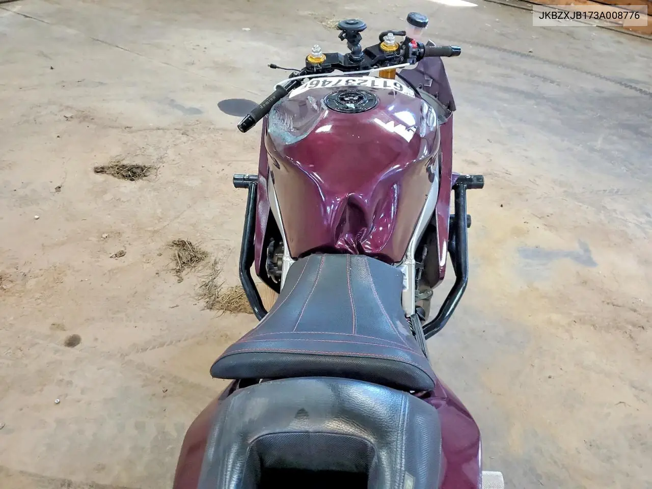 2003 Kawasaki Zx636 B1 VIN: JKBZXJB173A008776 Lot: 61123746