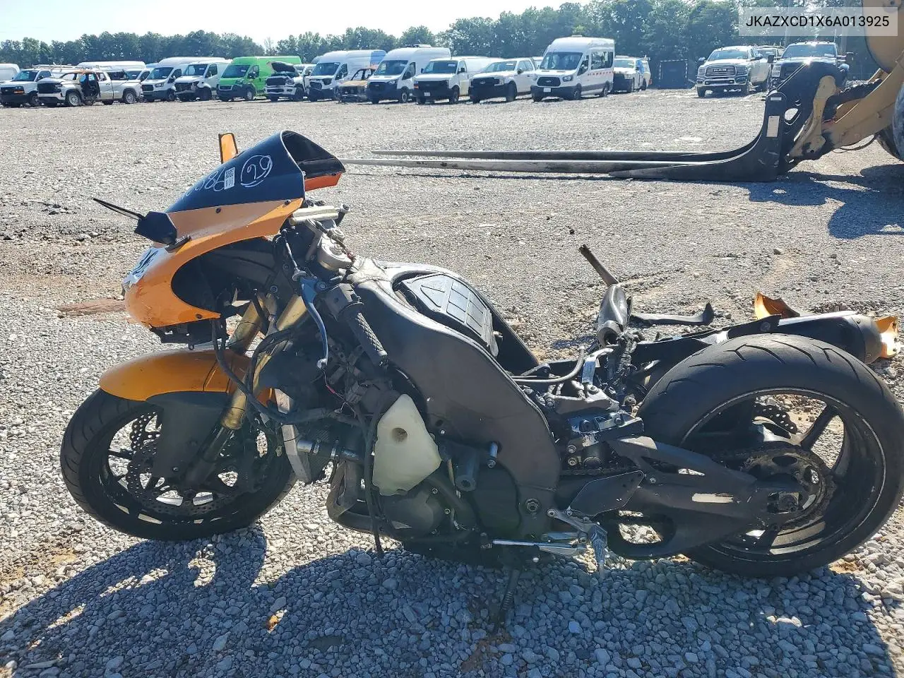 2006 Kawasaki Zx1000 D6F VIN: JKAZXCD1X6A013925 Lot: 58447136