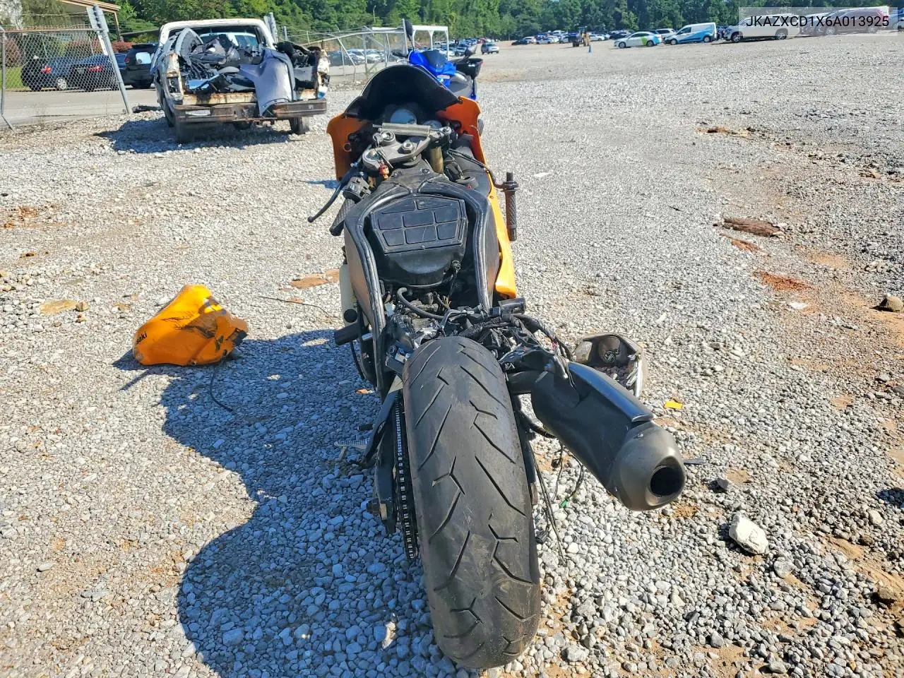 2006 Kawasaki Zx1000 D6F VIN: JKAZXCD1X6A013925 Lot: 58447136