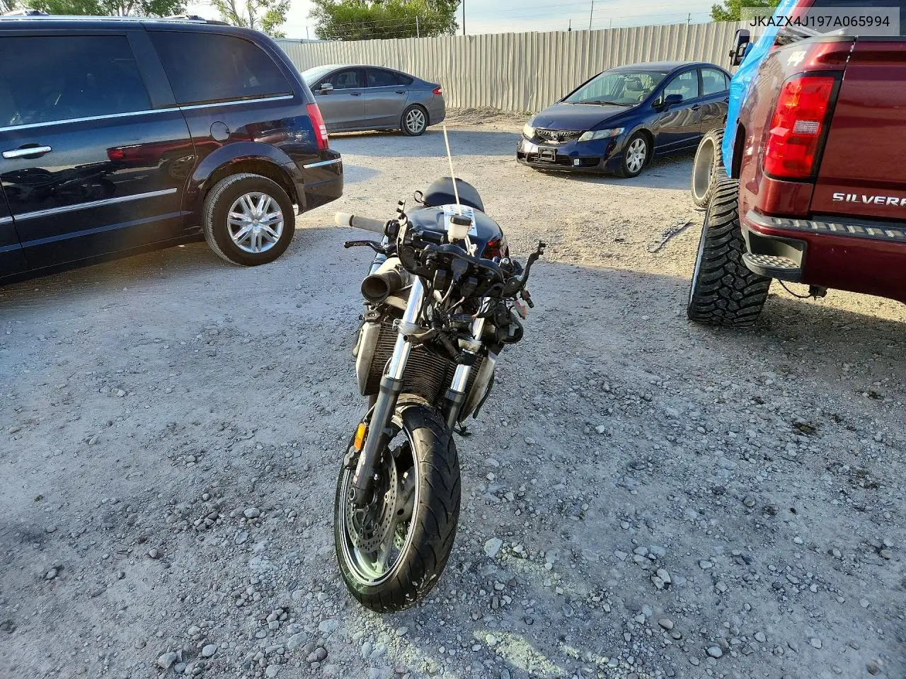 2007 Kawasaki Zx600 J1 VIN: JKAZX4J197A065994 Lot: 55064516