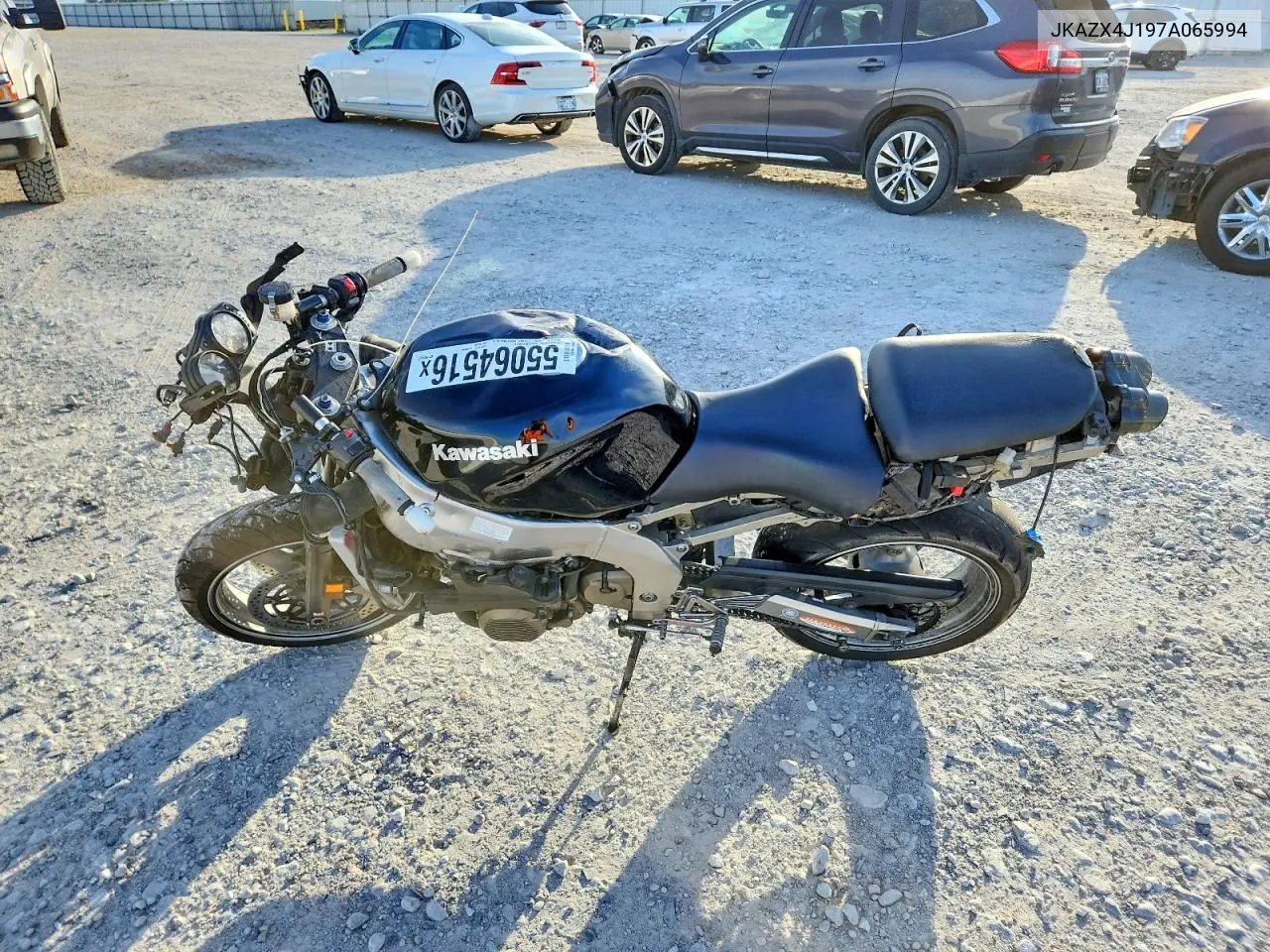 2007 Kawasaki Zx600 J1 VIN: JKAZX4J197A065994 Lot: 55064516