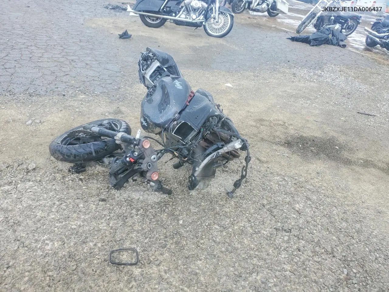 2013 Kawasaki Zx636 E VIN: JKBZXJE11DA006437 Lot: 54433536