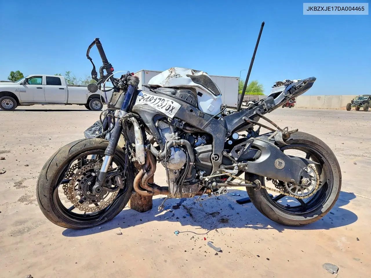 2013 Kawasaki Zx636 E VIN: JKBZXJE17DA004465 Lot: 54817376