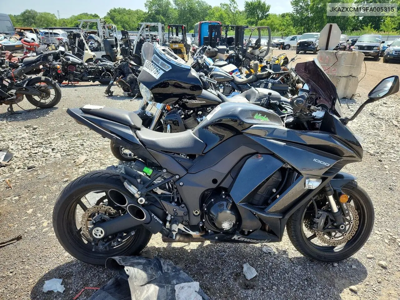 2015 Kawasaki Zx1000 M VIN: JKAZXCM19FA005315 Lot: 56195386