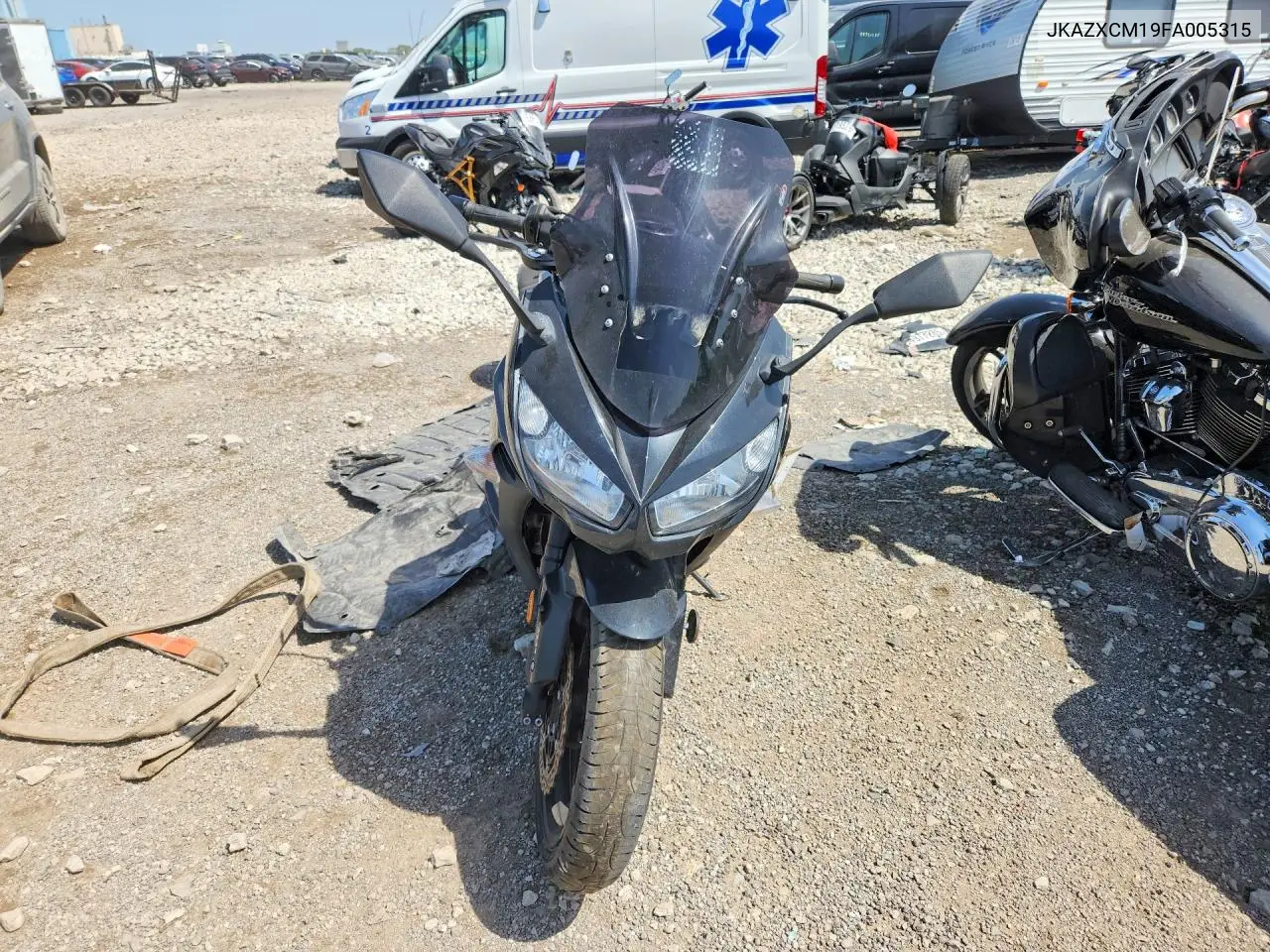 2015 Kawasaki Zx1000 M VIN: JKAZXCM19FA005315 Lot: 56195386