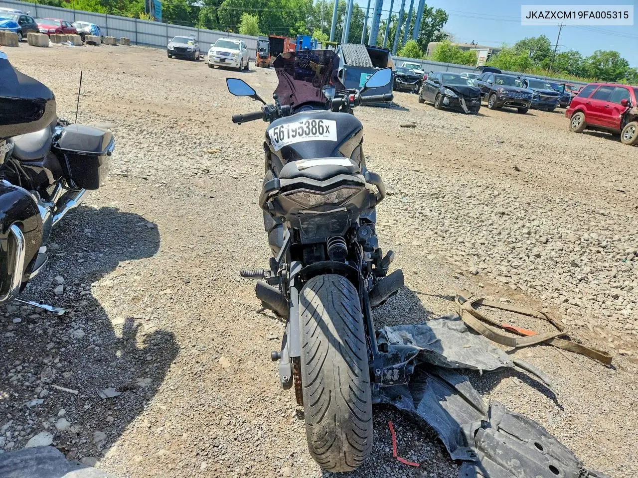 2015 Kawasaki Zx1000 M VIN: JKAZXCM19FA005315 Lot: 56195386