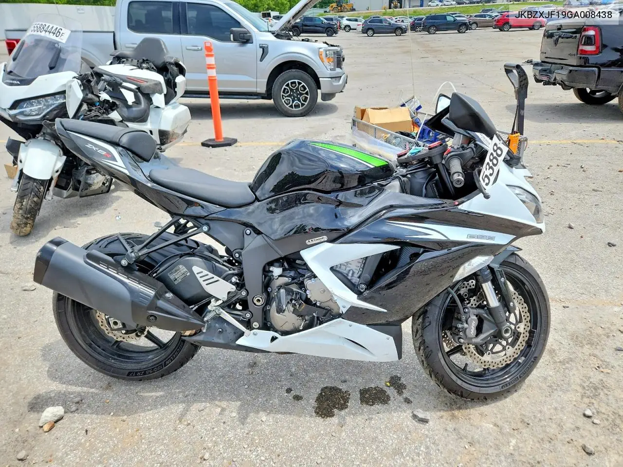 2016 Kawasaki Zx636 F VIN: JKBZXJF19GA008438 Lot: 56345706