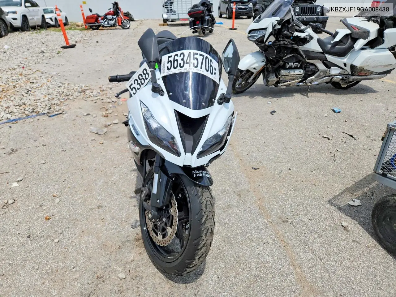 2016 Kawasaki Zx636 F VIN: JKBZXJF19GA008438 Lot: 56345706