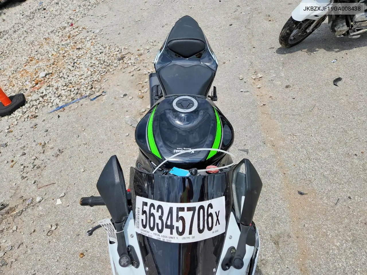2016 Kawasaki Zx636 F VIN: JKBZXJF19GA008438 Lot: 56345706