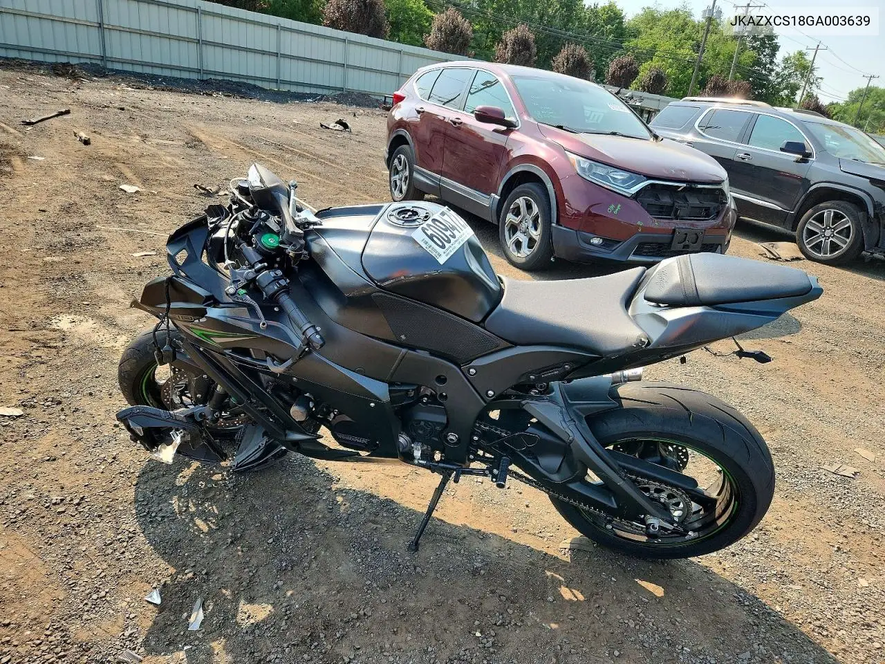 2016 Kawasaki Zx1000 S VIN: JKAZXCS18GA003639 Lot: 60947276