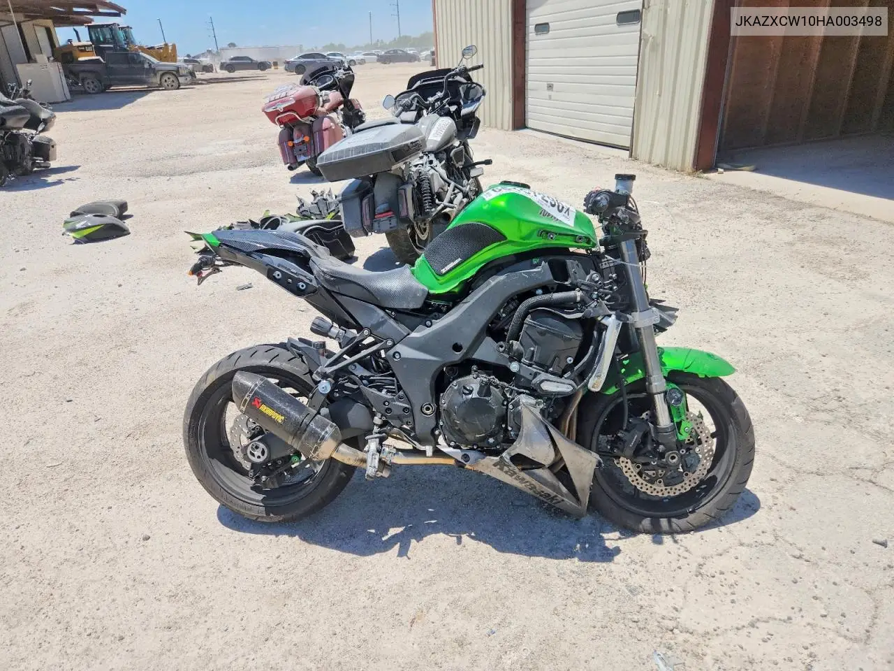 2017 Kawasaki Zx1000 W VIN: JKAZXCW10HA003498 Lot: 60167296