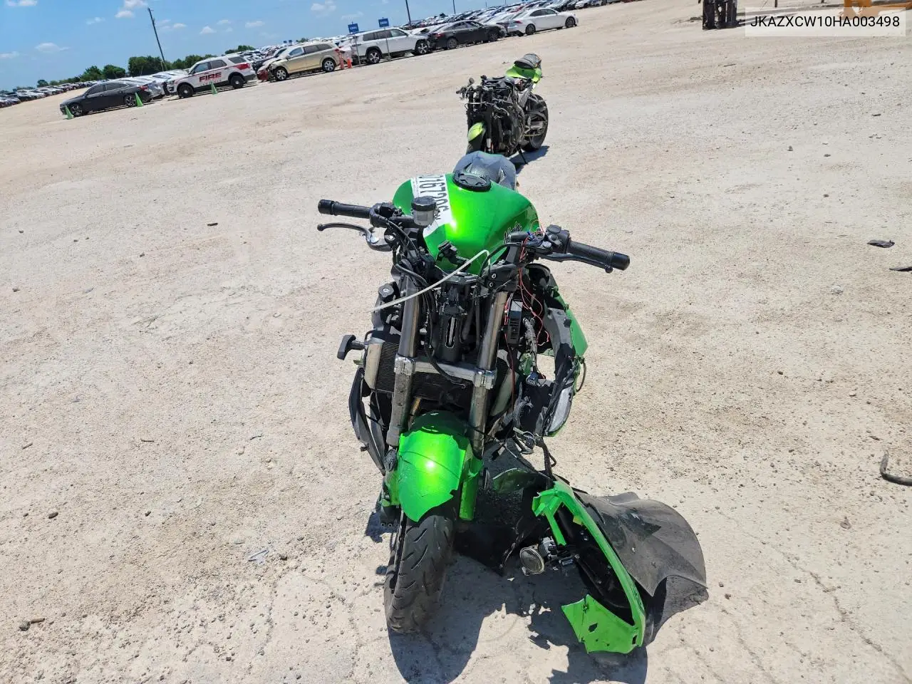 2017 Kawasaki Zx1000 W VIN: JKAZXCW10HA003498 Lot: 60167296