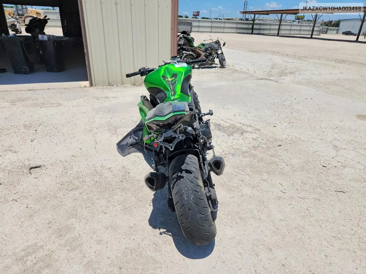2017 Kawasaki Zx1000 W VIN: JKAZXCW10HA003498 Lot: 60167296
