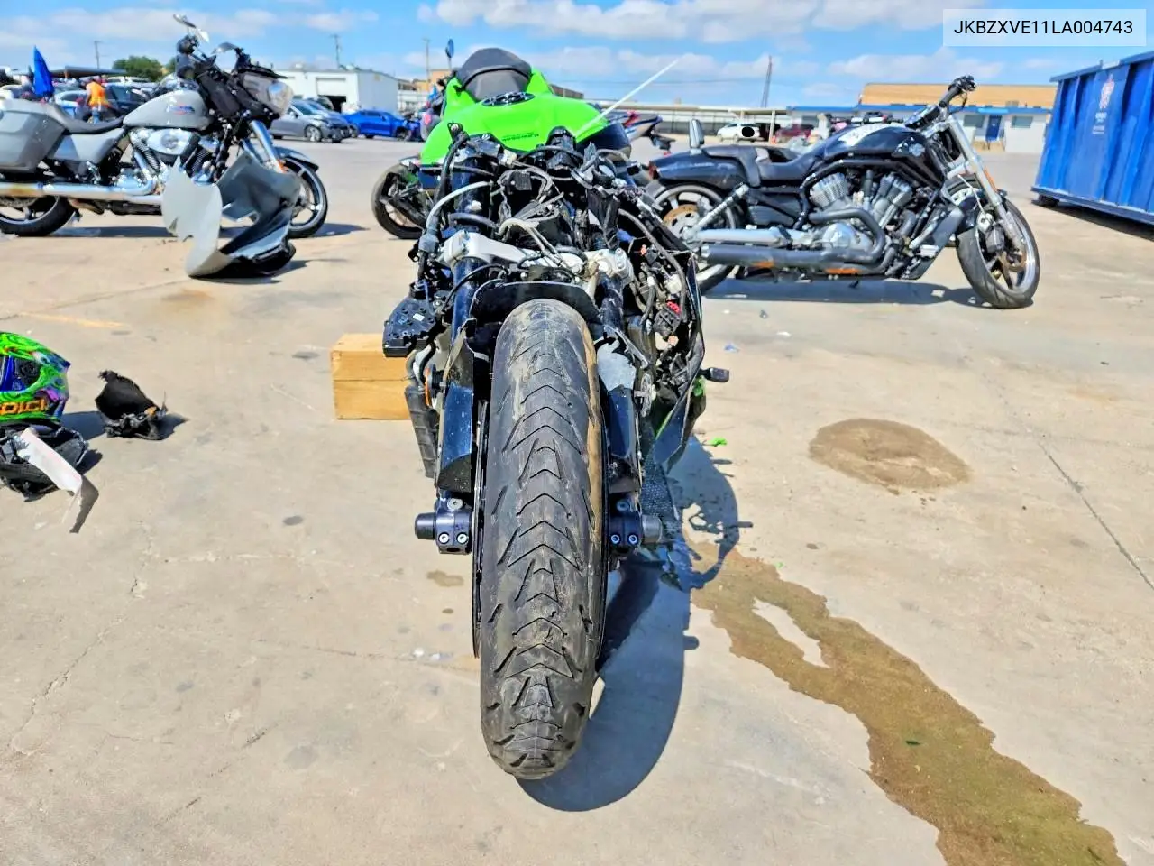 2020 Kawasaki Zx1002 VIN: JKBZXVE11LA004743 Lot: 53840236