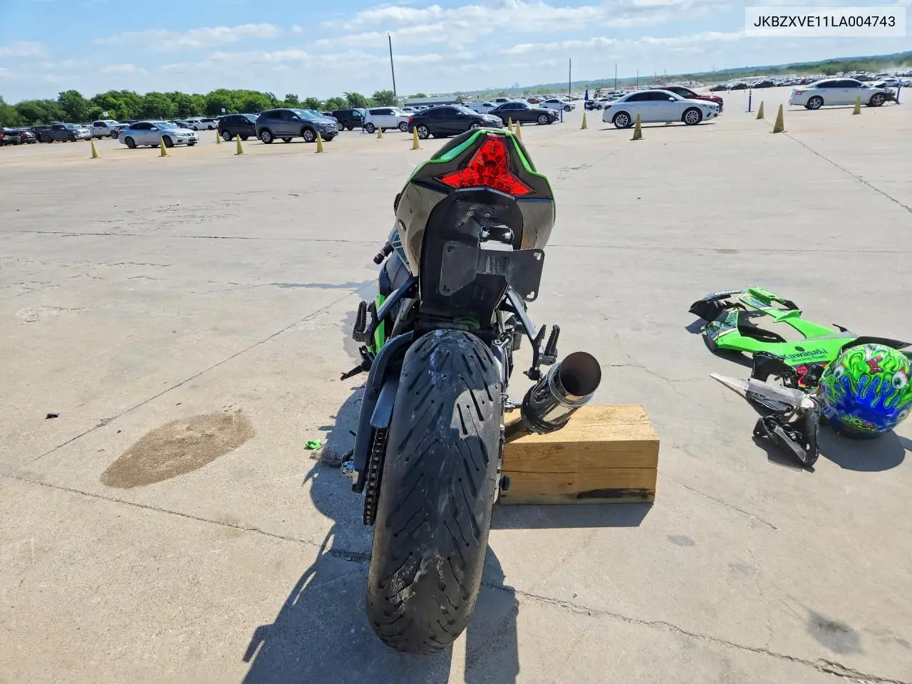 2020 Kawasaki Zx1002 VIN: JKBZXVE11LA004743 Lot: 53840236
