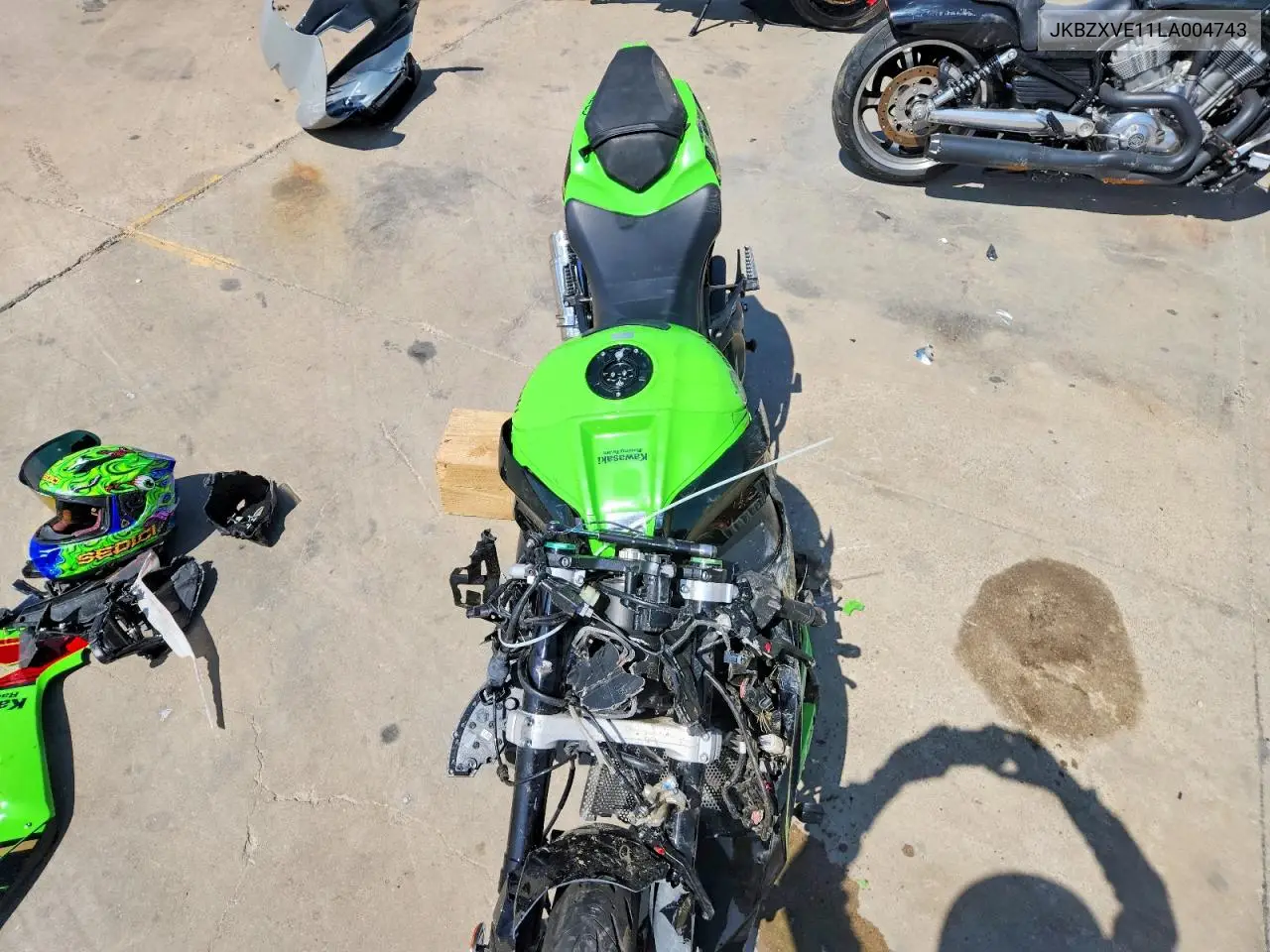 2020 Kawasaki Zx1002 VIN: JKBZXVE11LA004743 Lot: 53840236