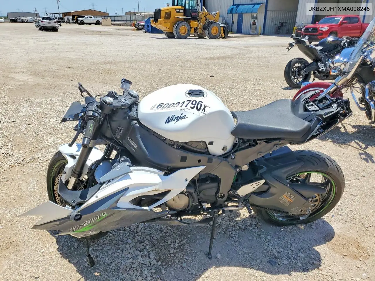 2021 Kawasaki Zx636 K VIN: JKBZXJH1XMA008246 Lot: 60031796