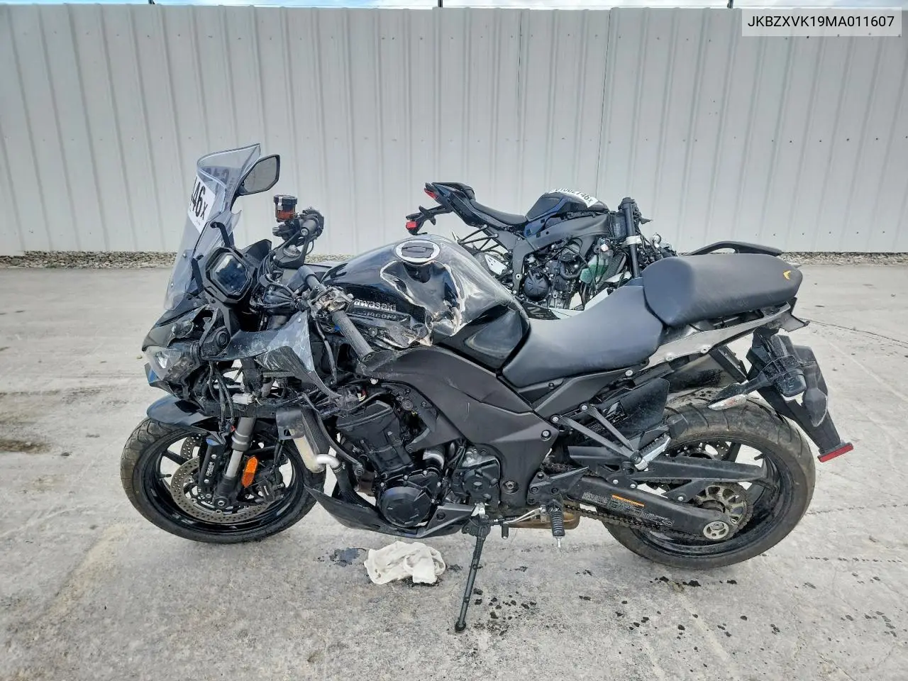2021 Kawasaki Zx1002 K VIN: JKBZXVK19MA011607 Lot: 61375446