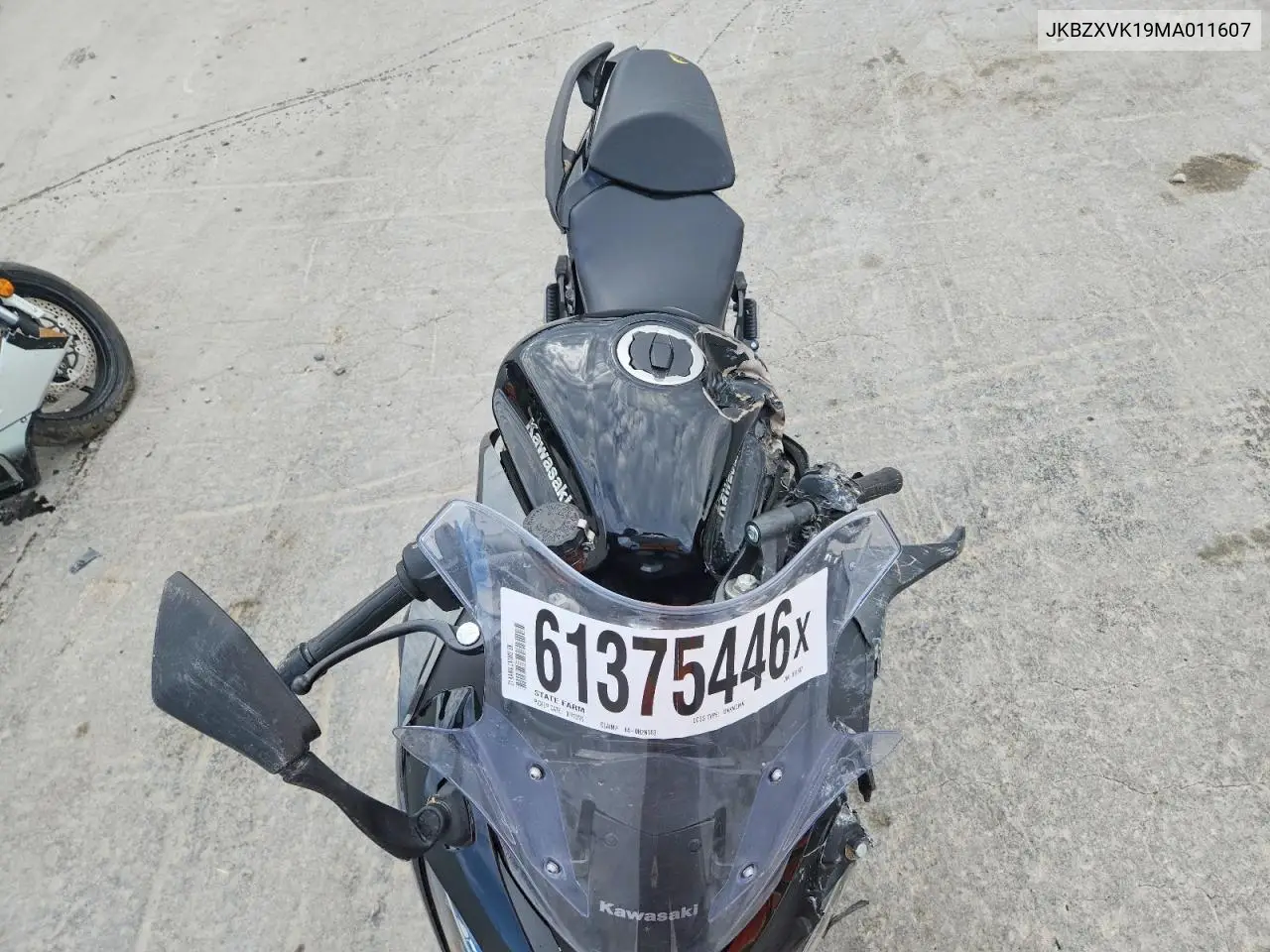 2021 Kawasaki Zx1002 K VIN: JKBZXVK19MA011607 Lot: 61375446