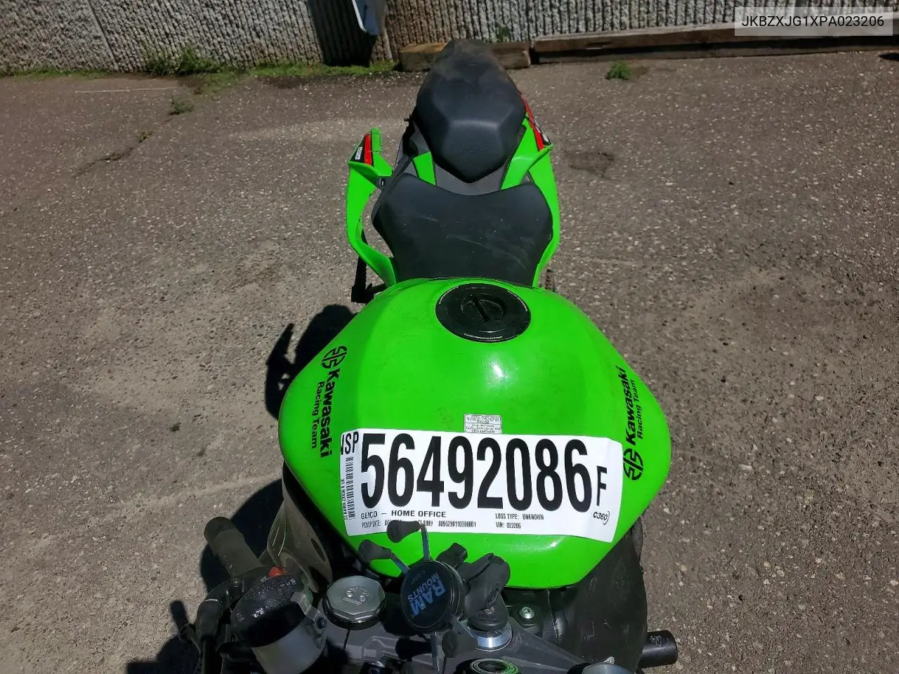 2023 Kawasaki Zx636 K VIN: JKBZXJG1XPA023206 Lot: 56492086