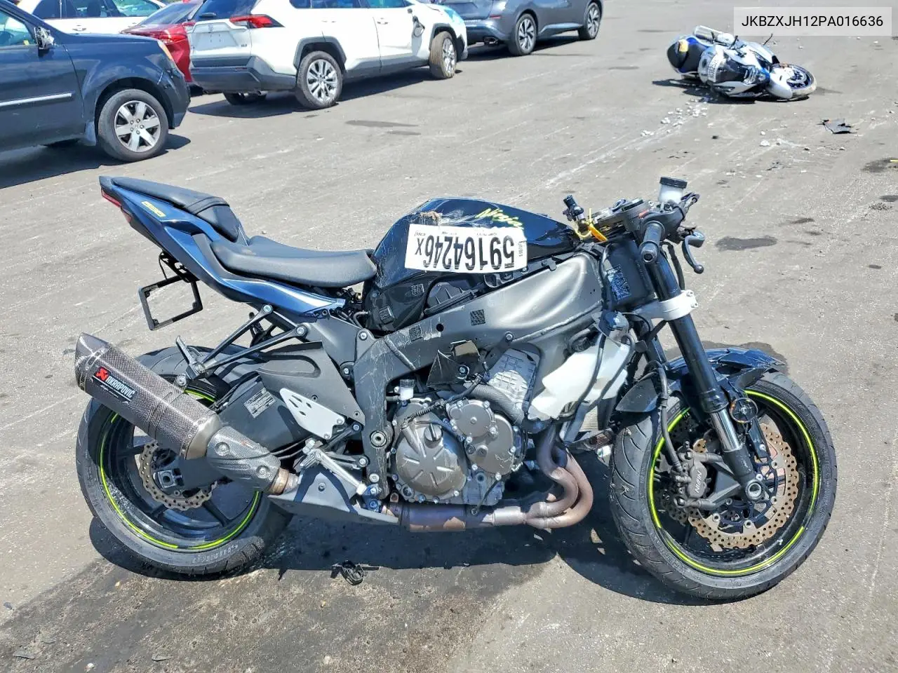 2023 Kawasaki Zx636 K VIN: JKBZXJH12PA016636 Lot: 59164246