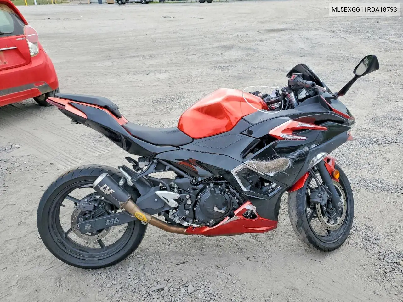 2024 Kawasaki Ex500 VIN: ML5EXGG11RDA18793 Lot: 52703606