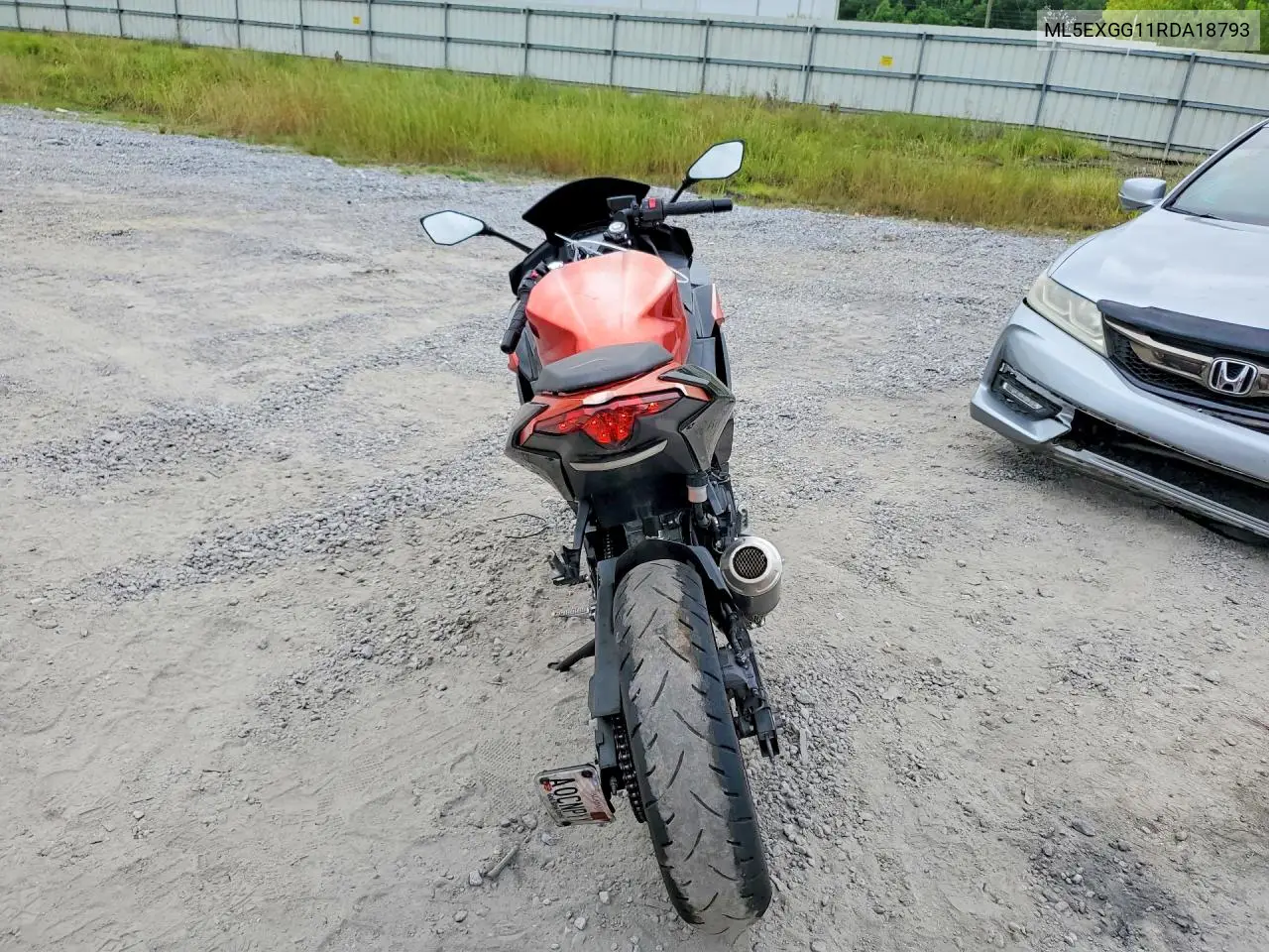 2024 Kawasaki Ex500 VIN: ML5EXGG11RDA18793 Lot: 52703606