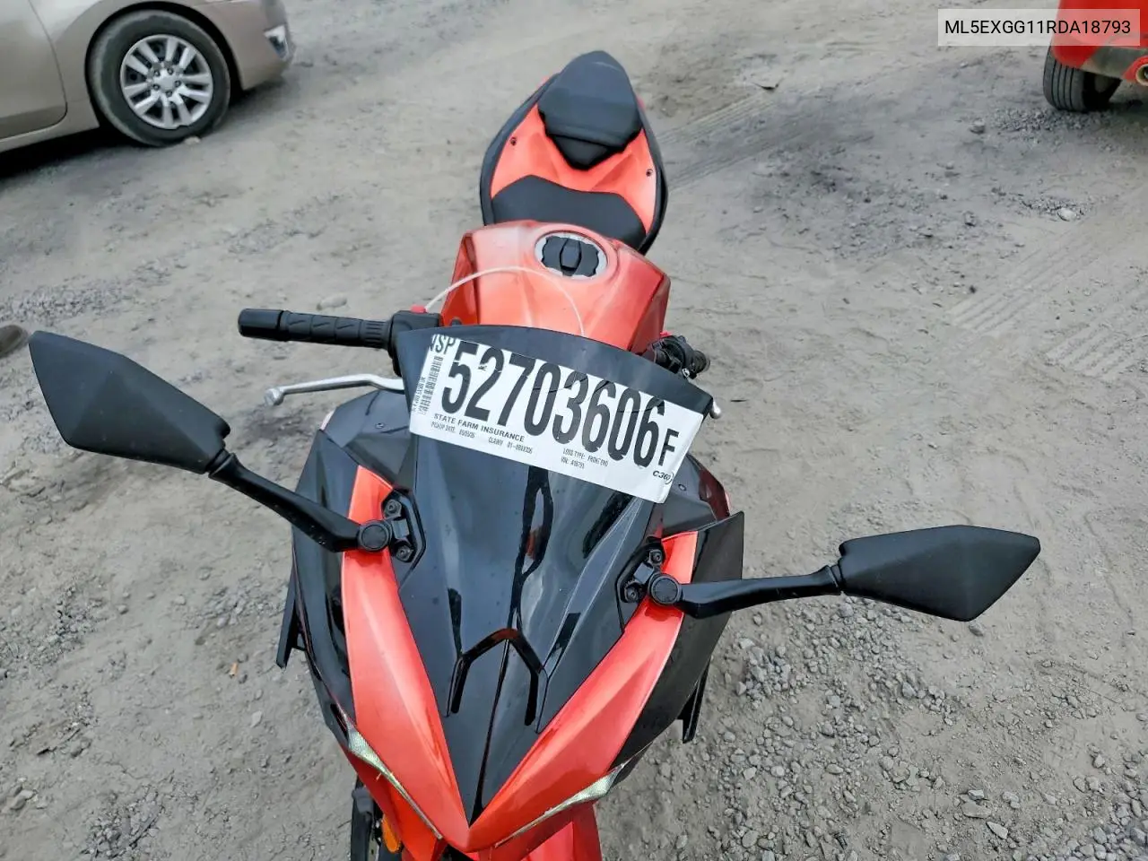 2024 Kawasaki Ex500 VIN: ML5EXGG11RDA18793 Lot: 52703606