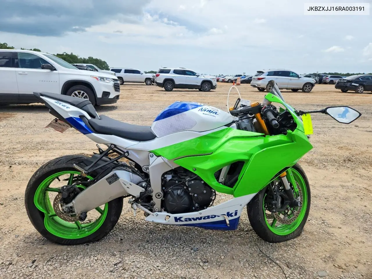 2024 Kawasaki Zx636 K VIN: JKBZXJJ16RA003191 Lot: 52859066
