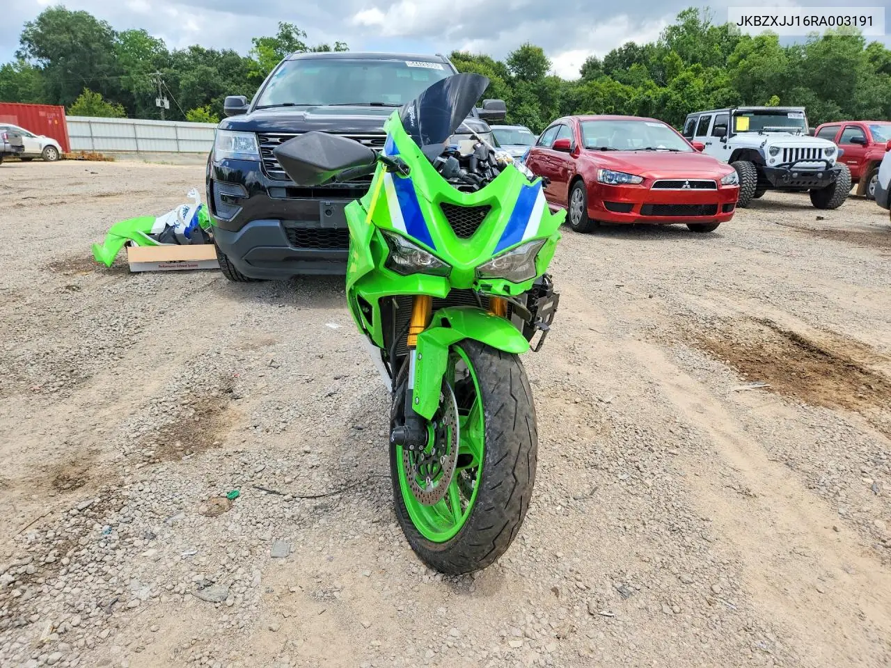 2024 Kawasaki Zx636 K VIN: JKBZXJJ16RA003191 Lot: 52859066