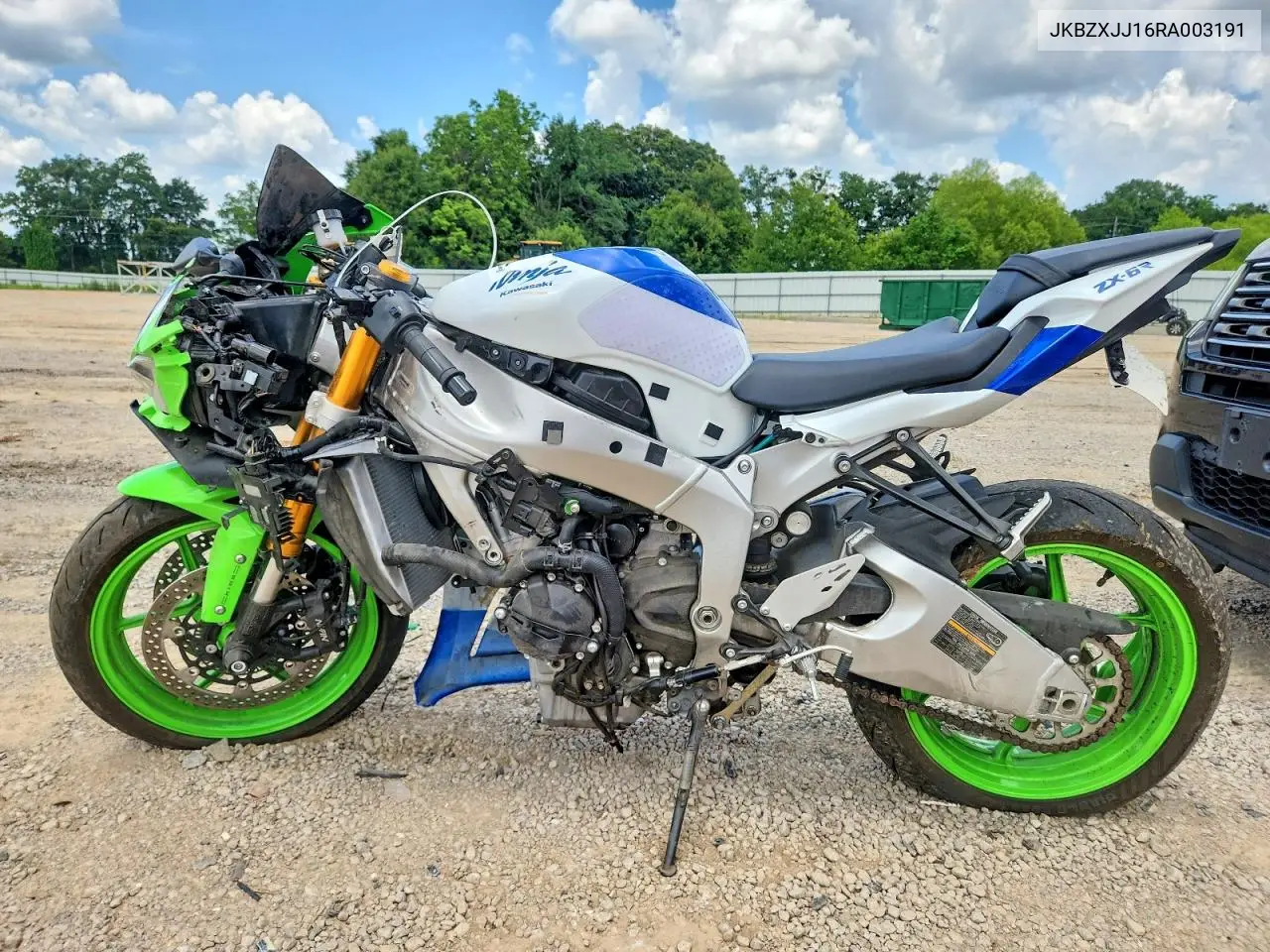 2024 Kawasaki Zx636 K VIN: JKBZXJJ16RA003191 Lot: 52859066