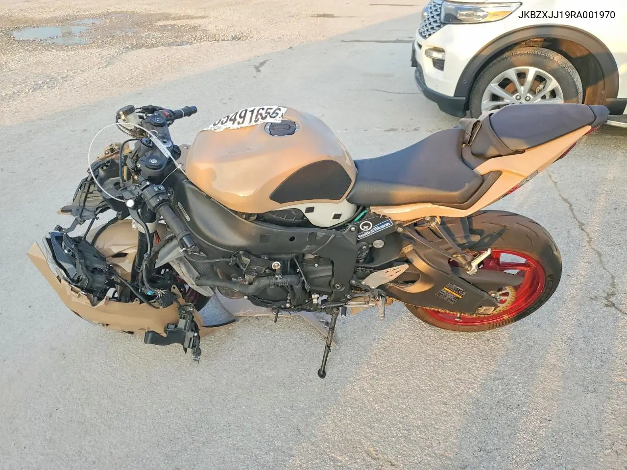 2024 Kawasaki Zx636 VIN: JKBZXJJ19RA001970 Lot: 55491656