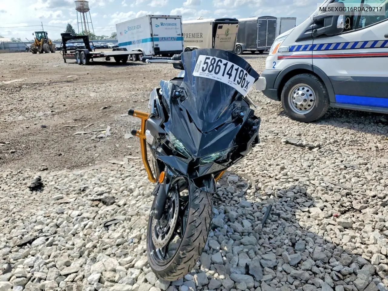 2024 Kawasaki Ex500 VIN: ML5EXGG16RDA20717 Lot: 58614196